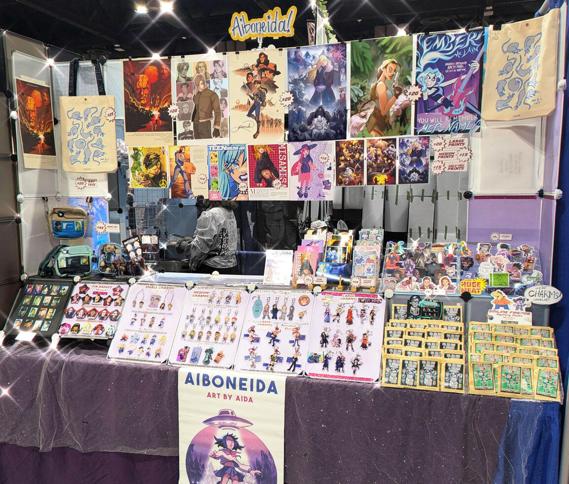 8 foot table display